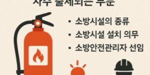 소방시설법령 정리-자주 출제되는 부분 정리-썸네일